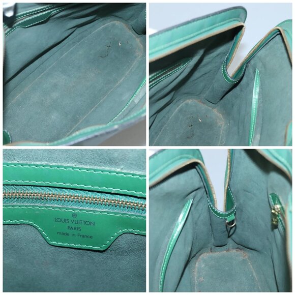 LOUIS VUITTON Epi Lussac Shoulder Bag Green M52284 LV Auth 128573 - Picture 15 of 16